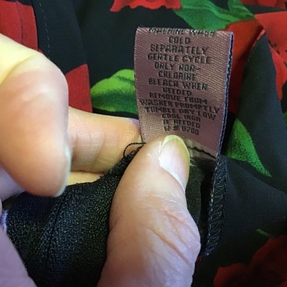 Vintage 90s roses maxi dress - Picture 4 of 9